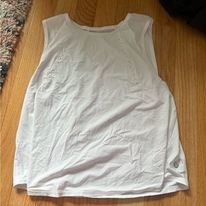 Lululemon Athletica White Tank Top